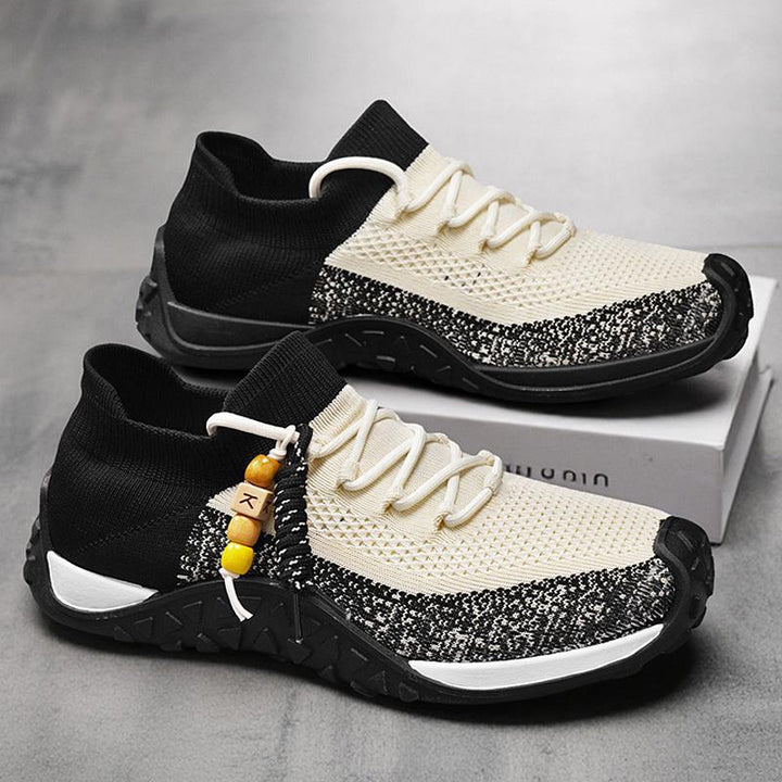 Men's lightweight brown everyday shoes, offering superior comfort & style.
