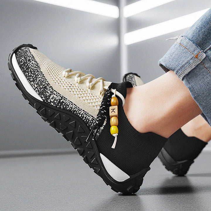 Premium brown men's sneakers, a blend of comfort, style, and everyday functionality.
