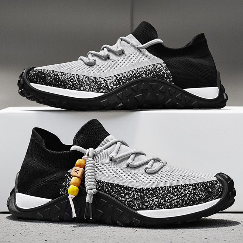 Gray comfort sneakers for men, perfect for casual everyday style.