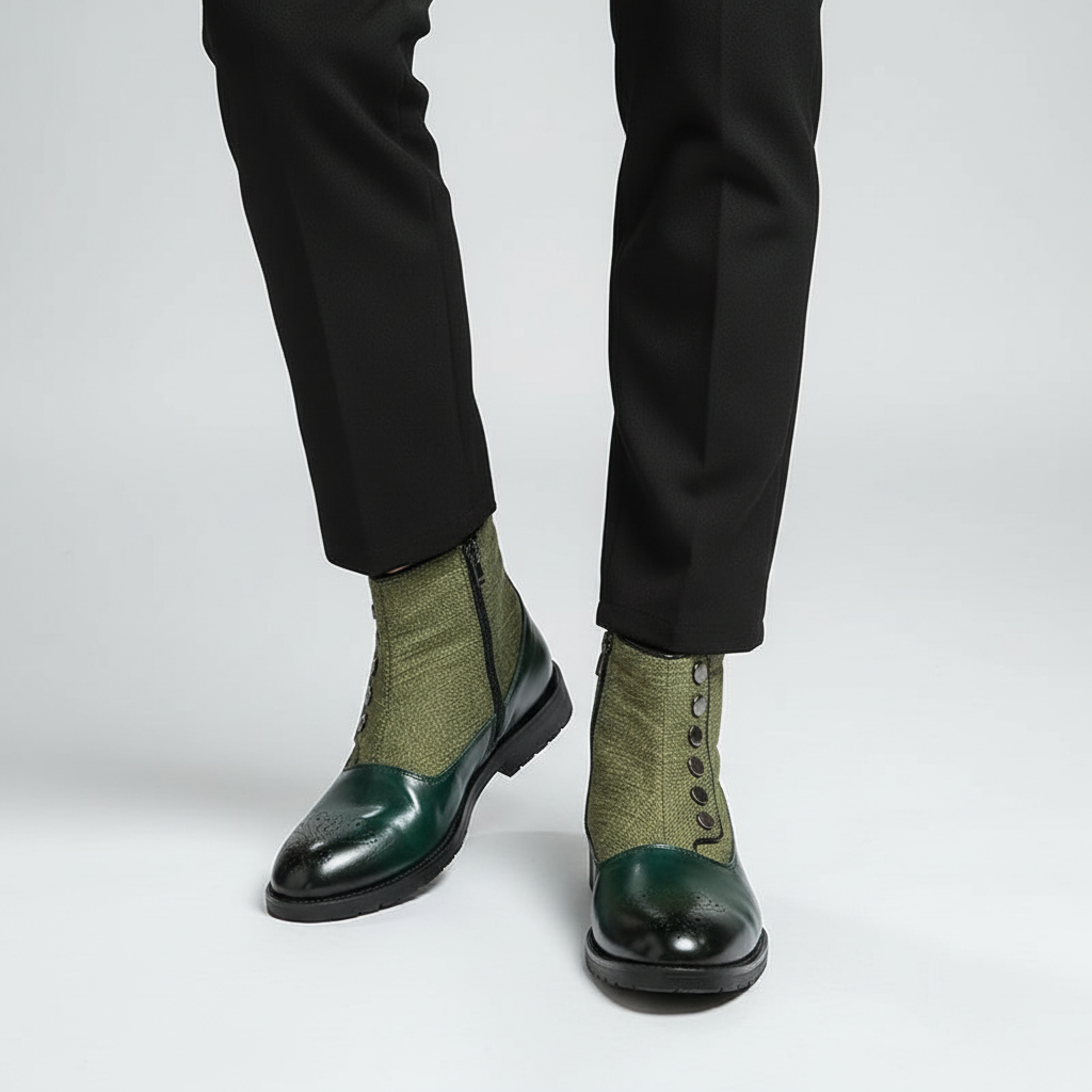Classic men's brown leather boots, versatile and durable, ideal for everyday casual footwear.