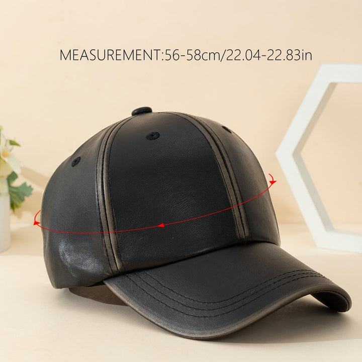 Fashionable men's brown leather cowboy hat, a versatile and stylish western accessory.