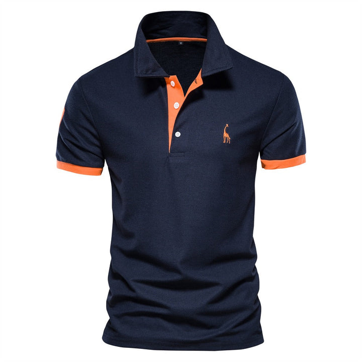 Men's Premium Comfort Polo Shirt by Franklin. Stylish casual wear for everyday comfort, perfect for men's fashion.