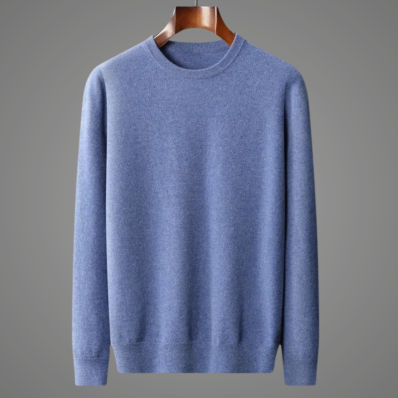 Men's Premium Comfort Sweater, a soft long-sleeve pullover for stylish casual winter wear.