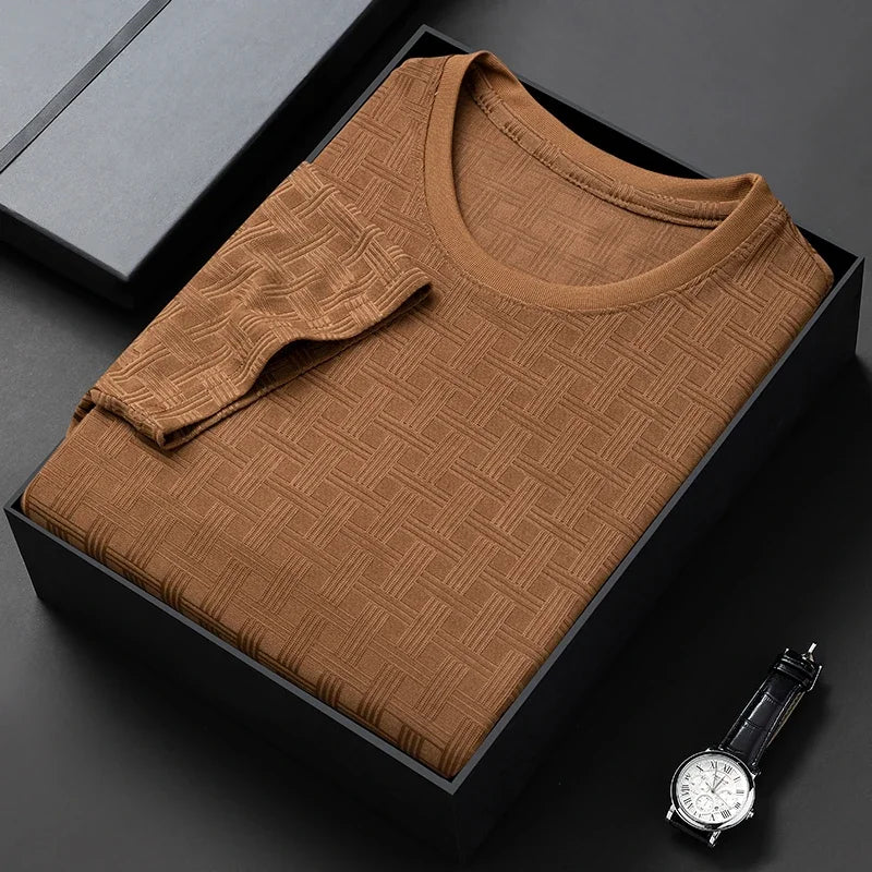 Men's everyday tee, comfortable short sleeve and soft fabric ensure stylish and casual wear all day.
