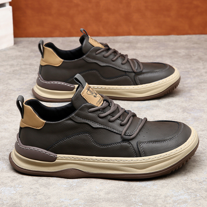 Supportive men's walking shoes, premium comfort casual footwear for active men's fashion.