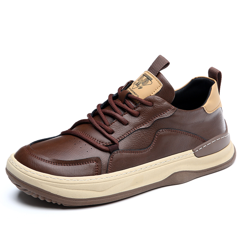 Gray men's walking shoes, precision crafted for optimal comfort, style & everyday wear.