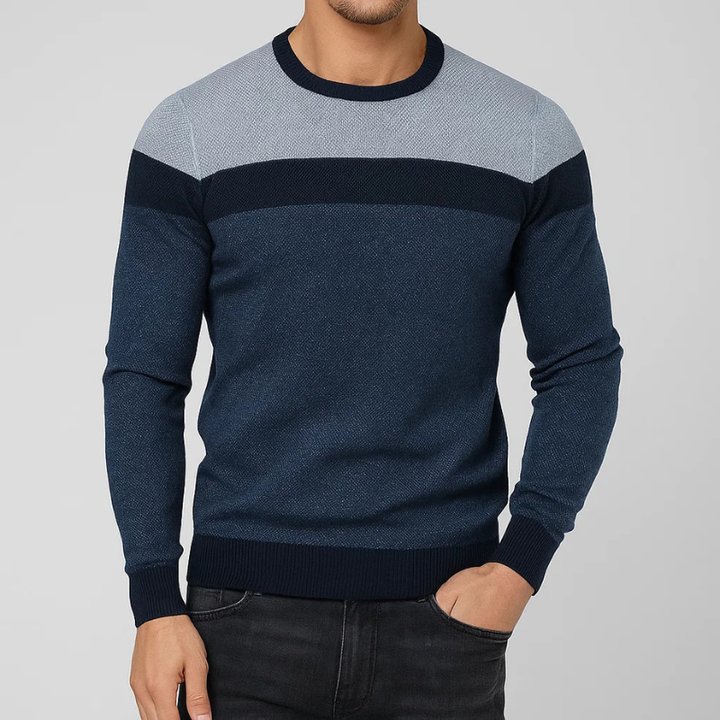 Men's premium everyday comfort sweater in a classic fit. Ideal for casual, versatile fall & winter style.