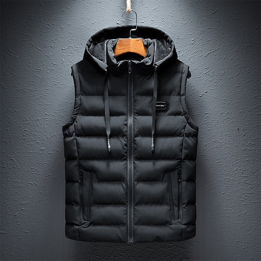 Stylish men's lightweight puffer vest bodywarmer. Premium quality for casual wear & essential fall fashion.