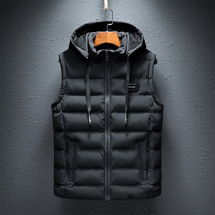 Stylish men's lightweight puffer vest bodywarmer. Premium quality for casual wear & essential fall fashion.