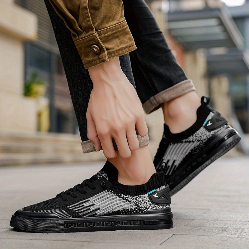 Navy men's casual sneakers, incredibly lightweight for all-day wear and superior comfort.