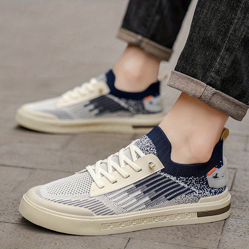 Lace-up men's comfort shoes, lightweight design perfect for walking & everyday activities.