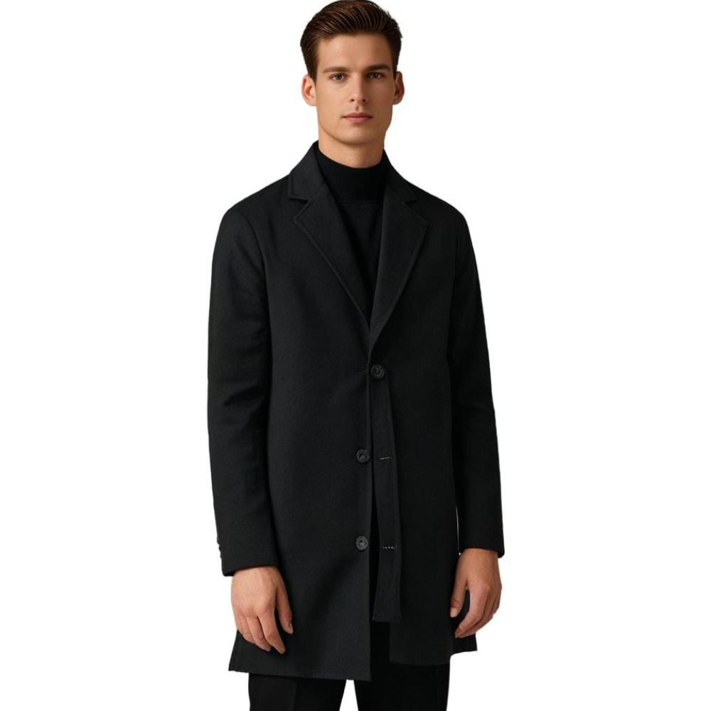 Premium men's long winter coat for ultimate warmth. Versatile, durable men's clothing, classic style.