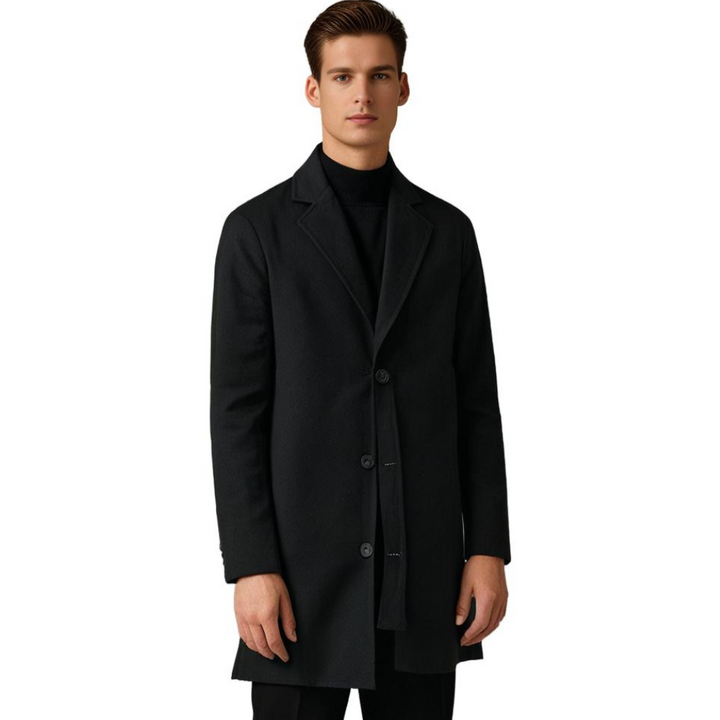 Premium men's long winter coat for ultimate warmth. Versatile, durable men's clothing, classic style.