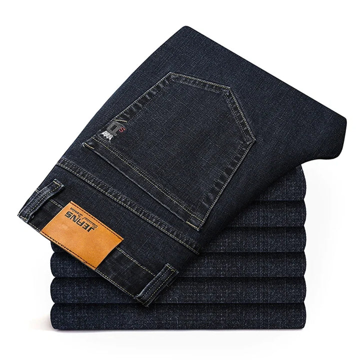 High-quality men's durable stretch denim jeans, designed for long-lasting wear & comfortable everyday men's style.