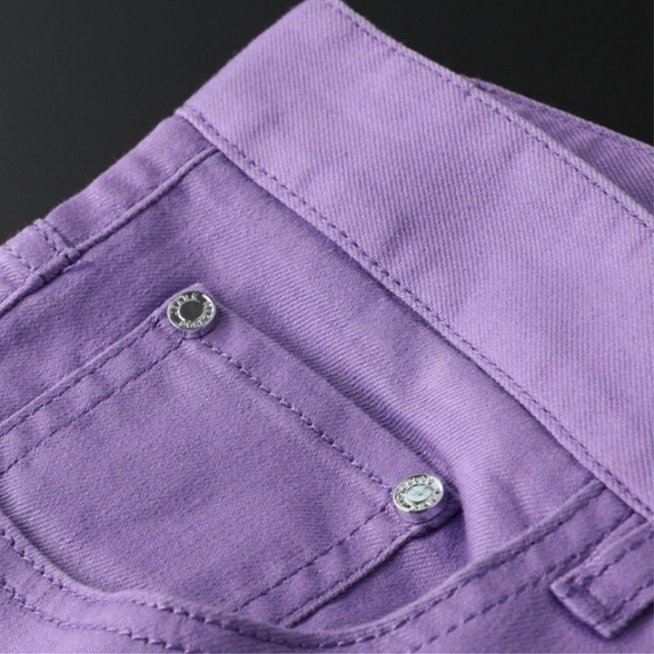Premium tailored men's cotton trousers, suitable for both formal events and upscale casual outings.