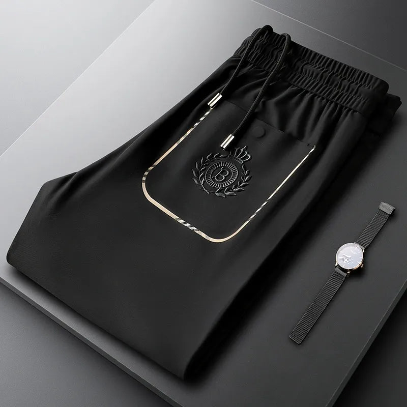 Versatile men's tailored dress trousers, great for formal wear, business attire & smart casual styles.