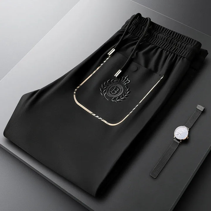 Versatile men's tailored dress trousers, great for formal wear, business attire & smart casual styles.