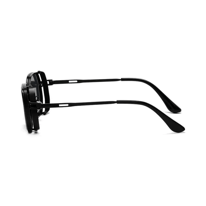 Fashionable men's eyewear, lightweight UV400 protection sunglasses with a refined steel design.