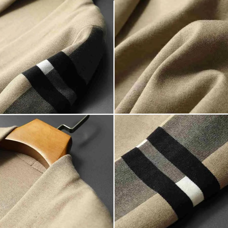 Men's stylish coffee quilted gilet vest (Victor), a premium layering piece for casual outerwear.