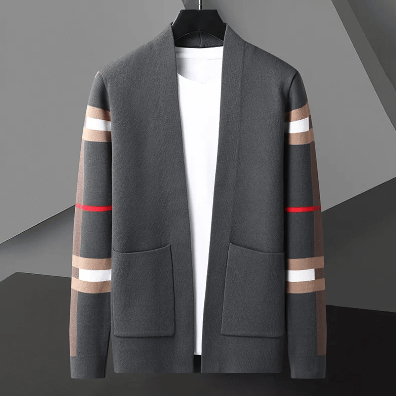Black men's premium Victor quilted gilet, a versatile and trendy vest for all-season layering.
