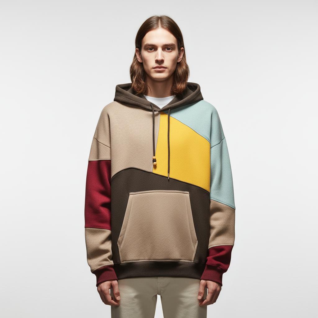 Men's printed sweatshirt, Henry, with a contemporary design, an essential for comfortable winter wear