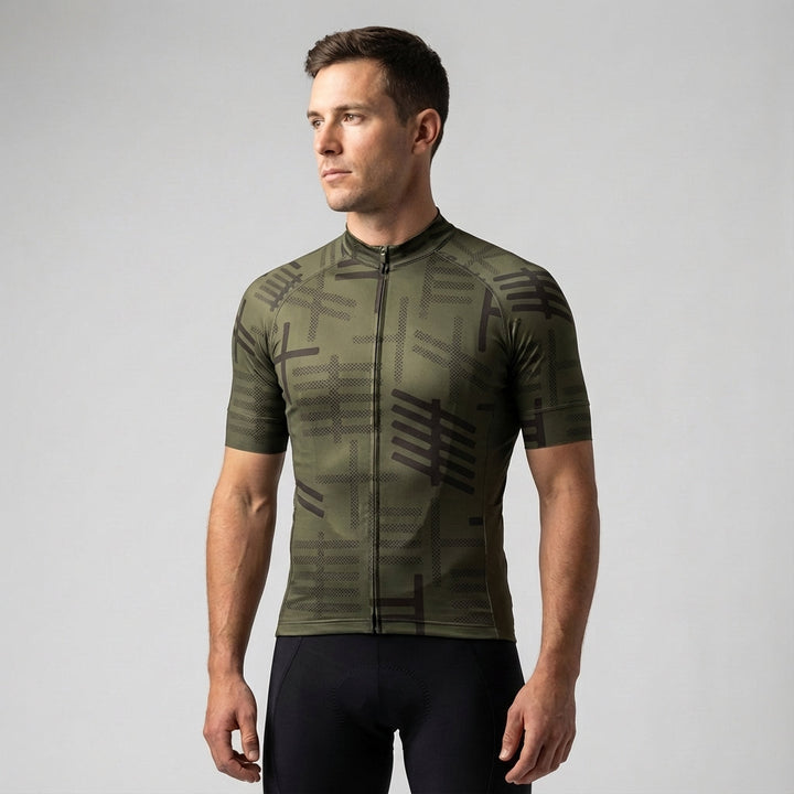 Lightweight men's bike jersey, Gordon, ideal for summer, featuring breathable mesh and aero tailoring