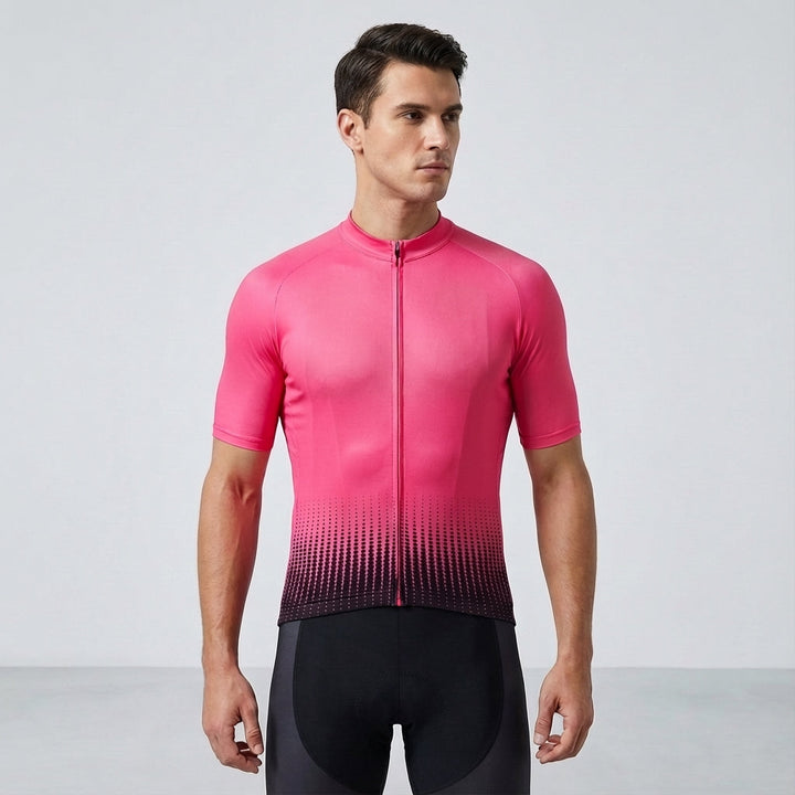 Men's Ted bike kit, aerodynamic cycling jersey with matching padded shorts for road use