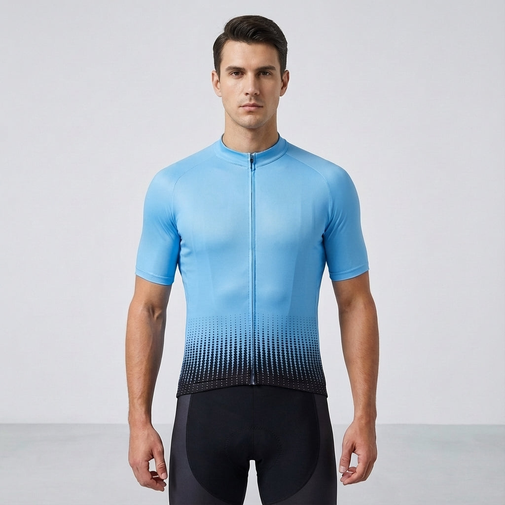 Men's sportswear cycling set, Pro Jersey and padded shorts, quick-dry and aero dynamic