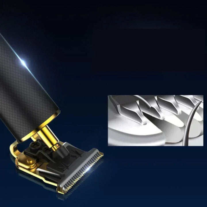Precision electric hair trimmer for men. Professional beard shaver, personal care & styling tool.