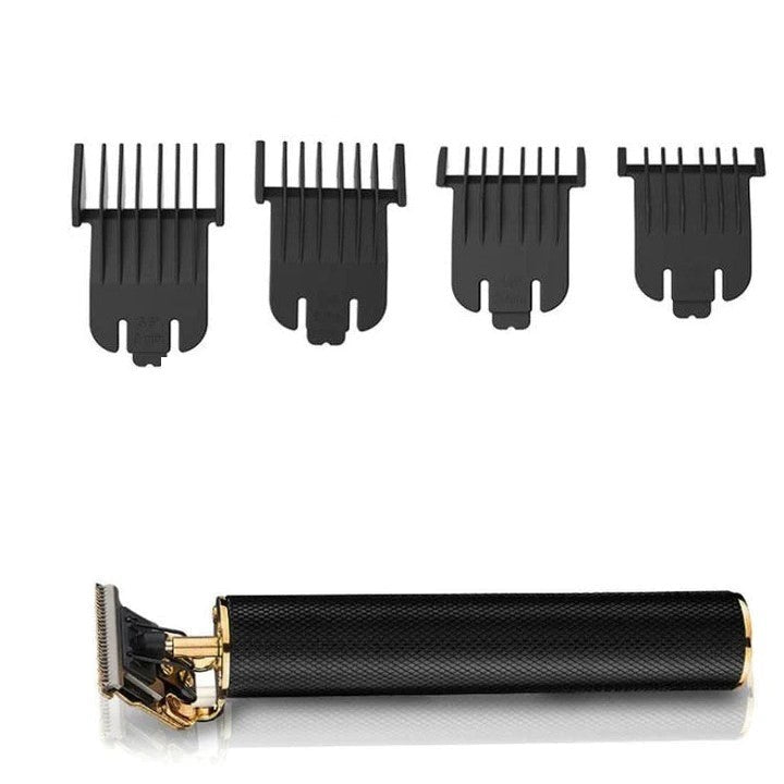 Professional men's grooming kit: versatile hair clipper & beard trimmer for detailed styling.