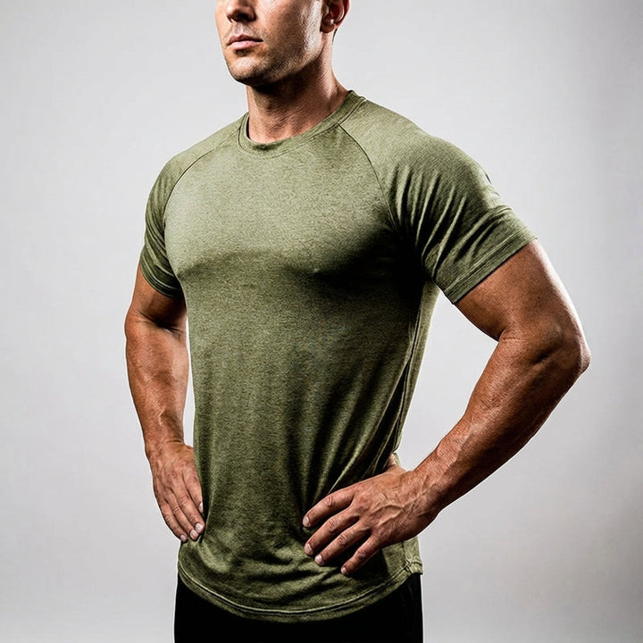Zachary men's quick-dry T-shirt, ideal activewear for performance workouts and sportswear