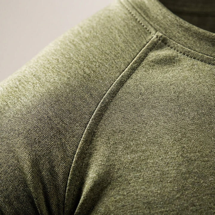 Breathable polyester men's athletic T-shirt, quick-dry performance tee for training, Zachary