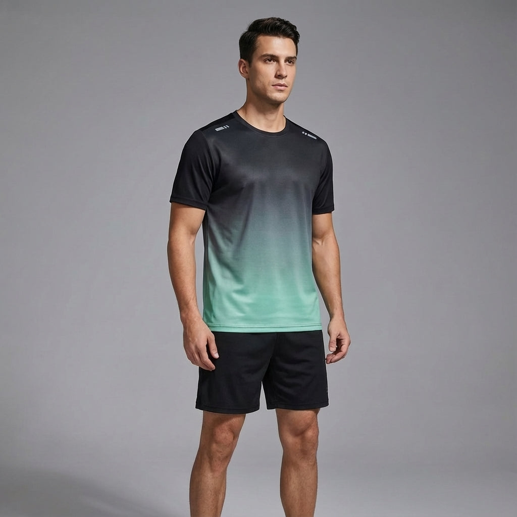 Quick-dry Men's Training Set by Jacob, comfortable and lightweight workout gear
