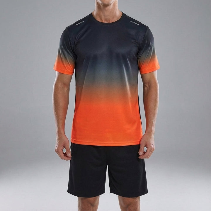 Men's activewear set: quick-dry top & shorts, perfect for training and exercise