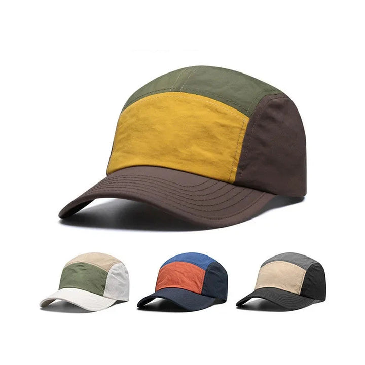 Essential men's quick-dry running cap with UV protection; a must-have lightweight sports accessory.