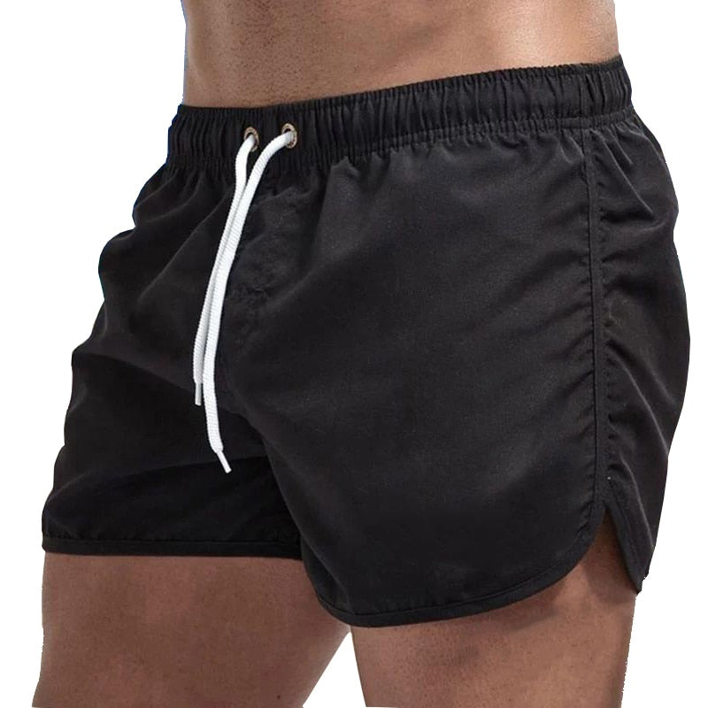 Jonas men's swim shorts featuring quick-dry fabric and a soft comfort waistband for summer athletic wear.