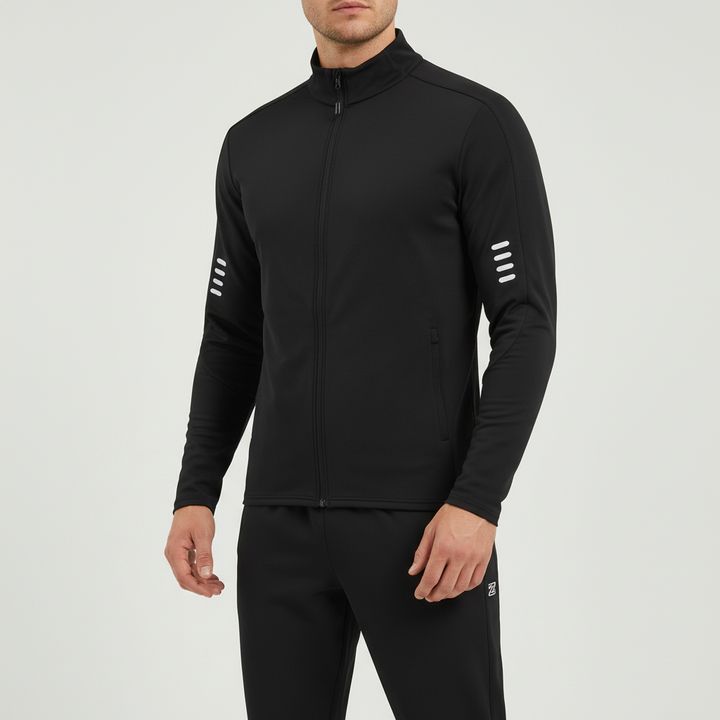 Men's fitness apparel: quick-dry sport shirt & shorts combo, perfect for workouts & active lifestyles.