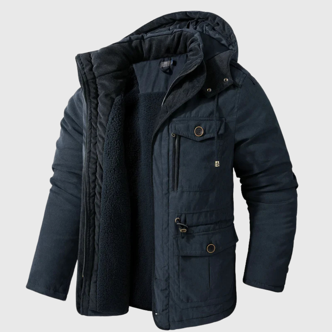 Stylish men's quilted jacket, ideal casual outerwear for fall. Versatile and cozy for everyday men's fashion.