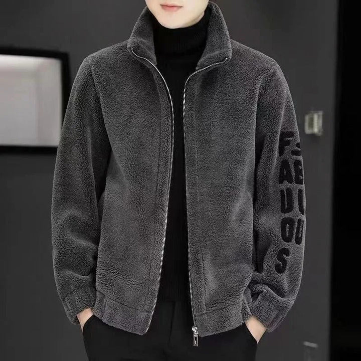 Arden men's padded fleece vest, quilted design, with a stand-up collar for stylish casual autumn outfits.
