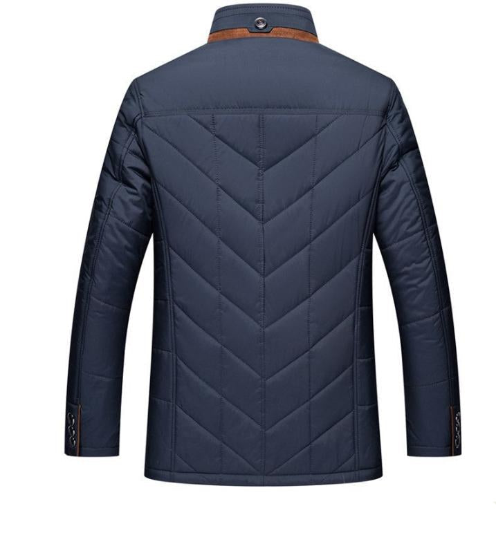 Urban men's quilted jacket, offering warm outerwear and everyday style. A versatile winter coat for chilly days.