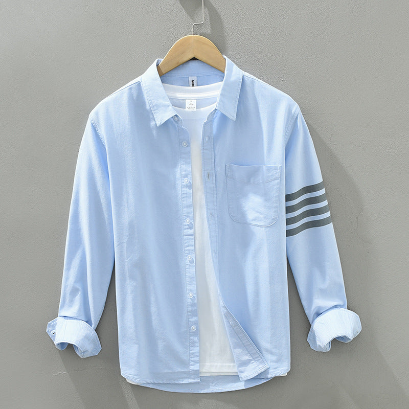 Versatile Men's Rada long-sleeve button-down shirt, perfect for casual and smart casual everyday wear and men's fashion.
