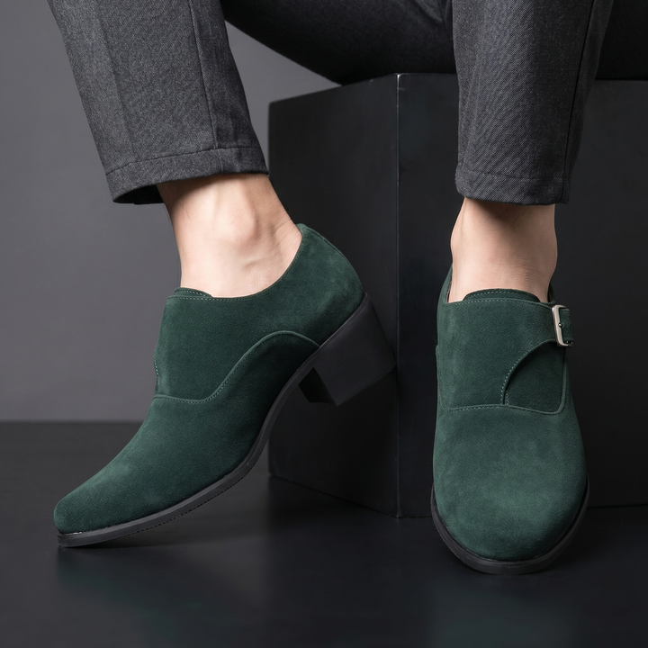 Elegant Rafael men's slip-on loafers, formal dress shoes with a modern design for sophisticated style.