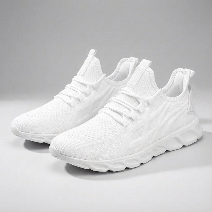 Men's Randy casual sneakers featuring a breathable knit upper, designed for ultimate comfort and ventilation.