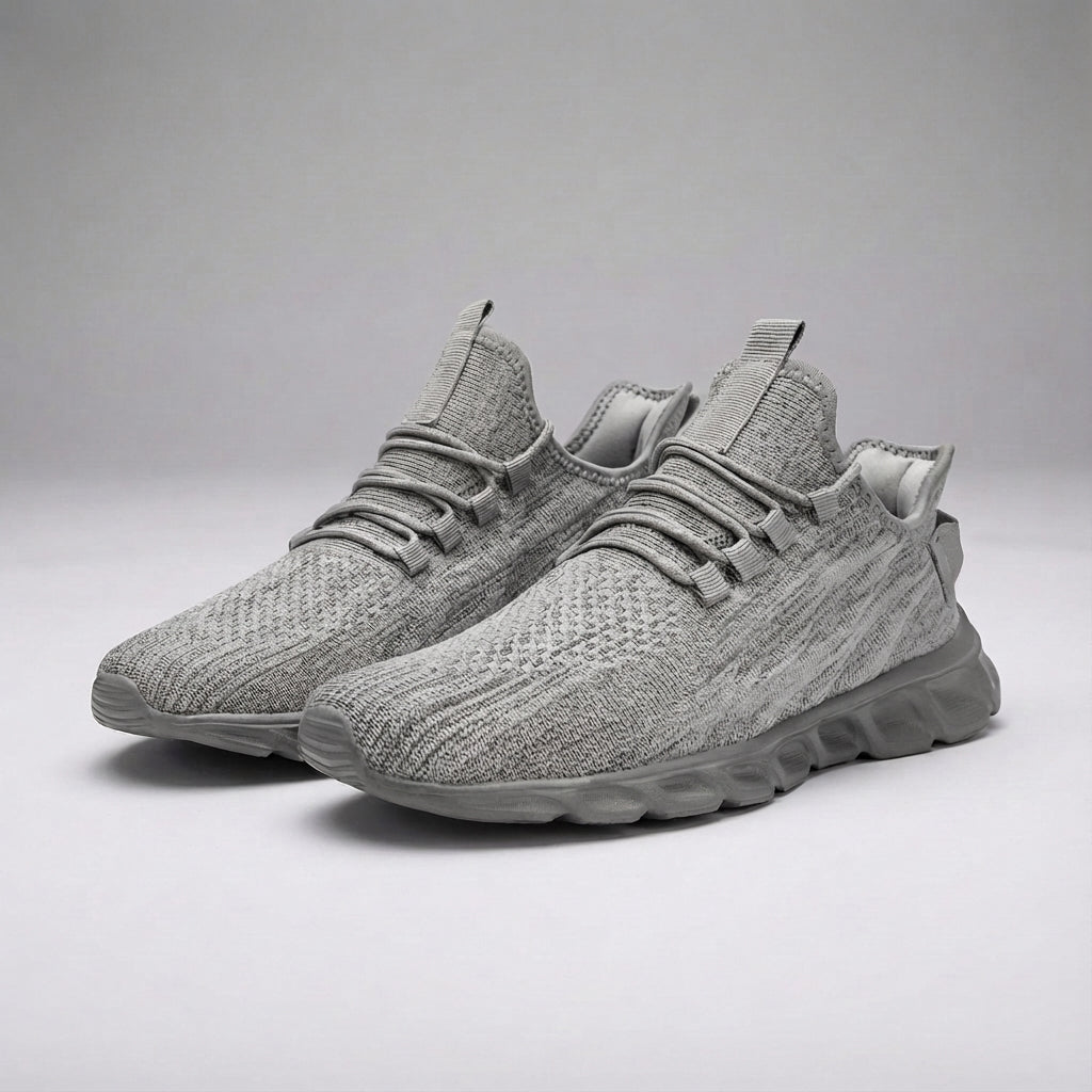 Randy men's everyday shoes: breathable knit athletic sneakers, ideal for active lifestyles and comfort.