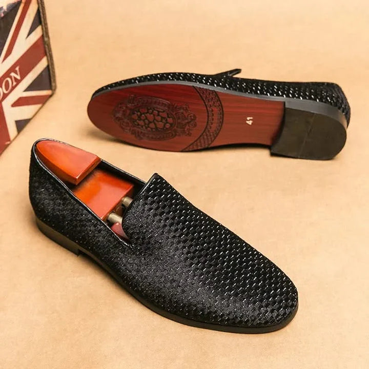 Premium men's slip-on loafers, a sophisticated choice for modern men's fashion and dress.