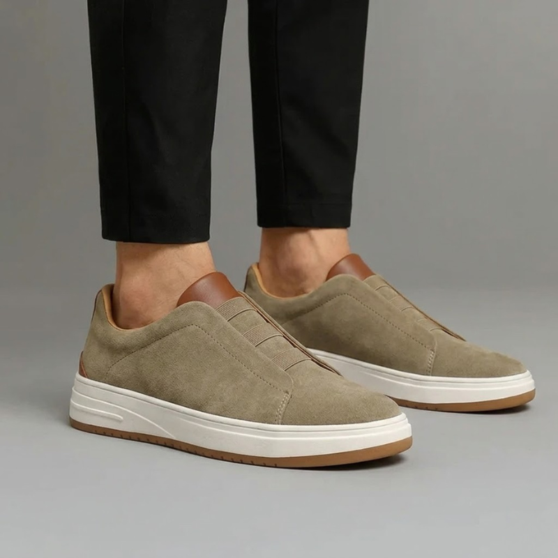 Stylish men's classic sneakers, offering refined comfort and modern design for casual everyday fashion footwear.
