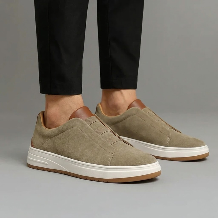 Stylish men's classic sneakers, offering refined comfort and modern design for casual everyday fashion footwear.