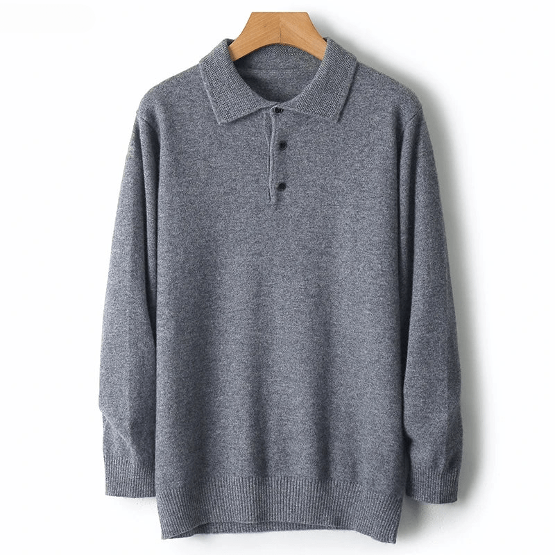 Everyday men's refined comfort cardigan. Versatile long sleeve for classic style outerwear & layering.