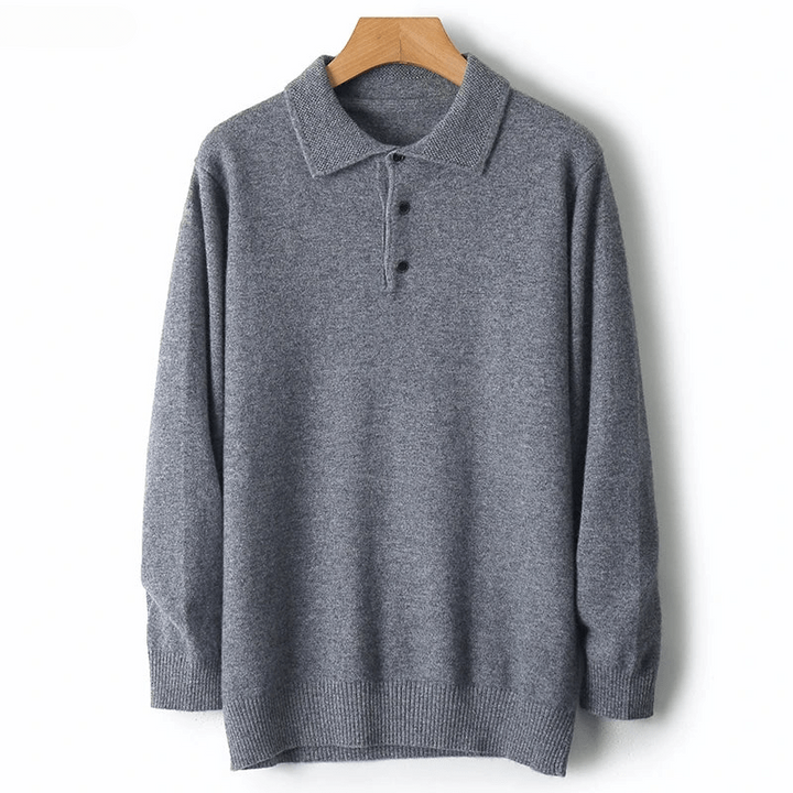 Everyday men's refined comfort cardigan. Versatile long sleeve for classic style outerwear & layering.