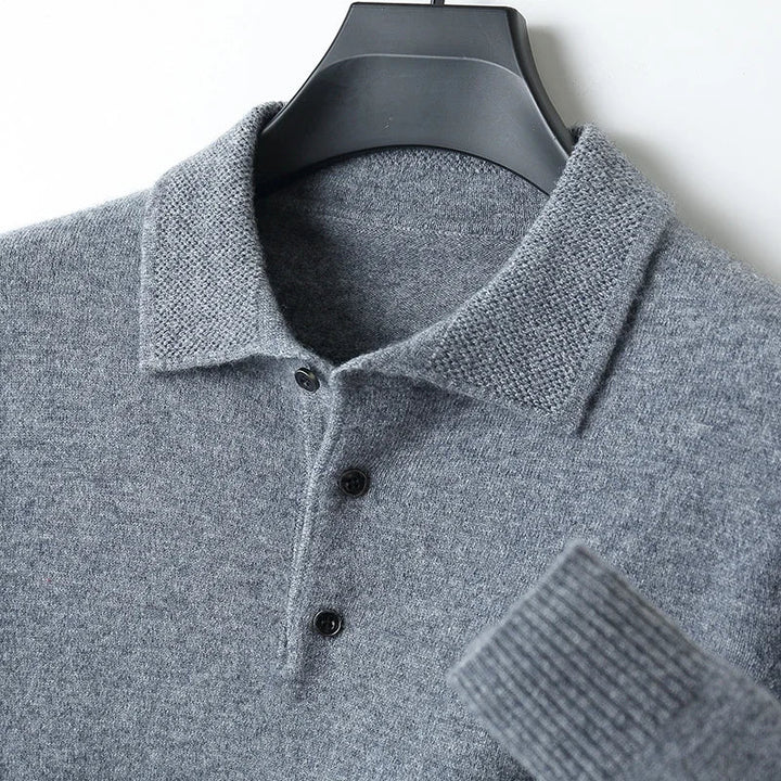 Elegant men's comfort cardigan. A versatile long sleeve piece for everyday fashion & stylish layering.